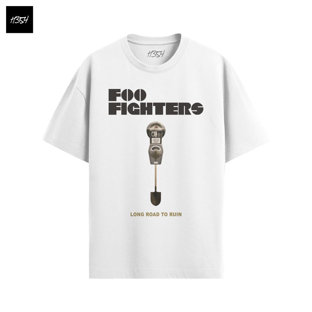 foo fighters - long road to ruin - white