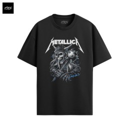 metallica - knight skull - black