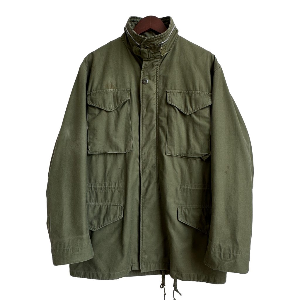 1966 U.S. Army M-65 Field Jacket 1st Pattern in OG-107, front view