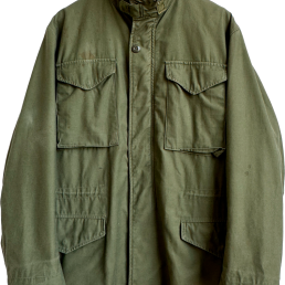 1966 Alpha Industries M-65 Field Jacket 1st Pattern Small Long front view