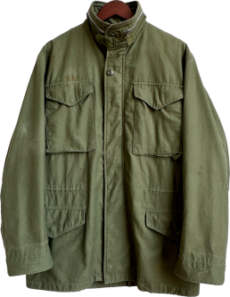 1966 Alpha Industries M-65 Field Jacket 1st Pattern Small Long front view