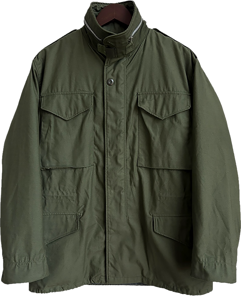 1968 U.S. Army M-65 Field Jacket second pattern Appleman Mfg. Co. Small Regular front view in OG-107